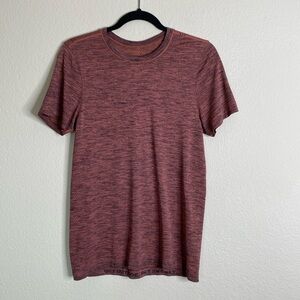 Lululemon swiftly short sleeve men’s shirt coral heathered size small EUC